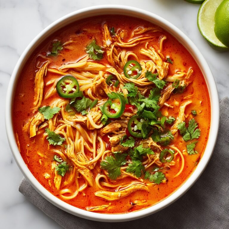 Spicy Chicken Soup with Jalapeños and Cilantro Recipe