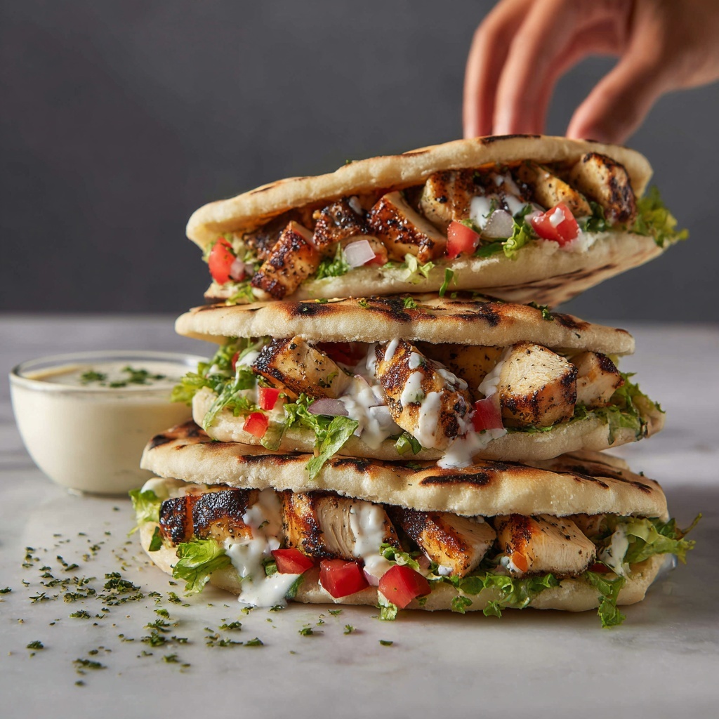 Greek Chicken Gyros Recipe - Recipe Image