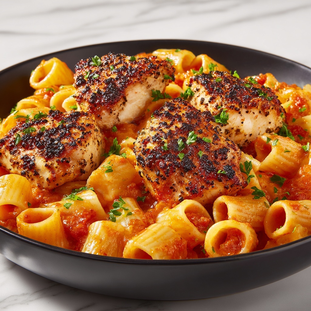 Honey Pepper Chicken Panini Pasta Recipe - Recipe Image