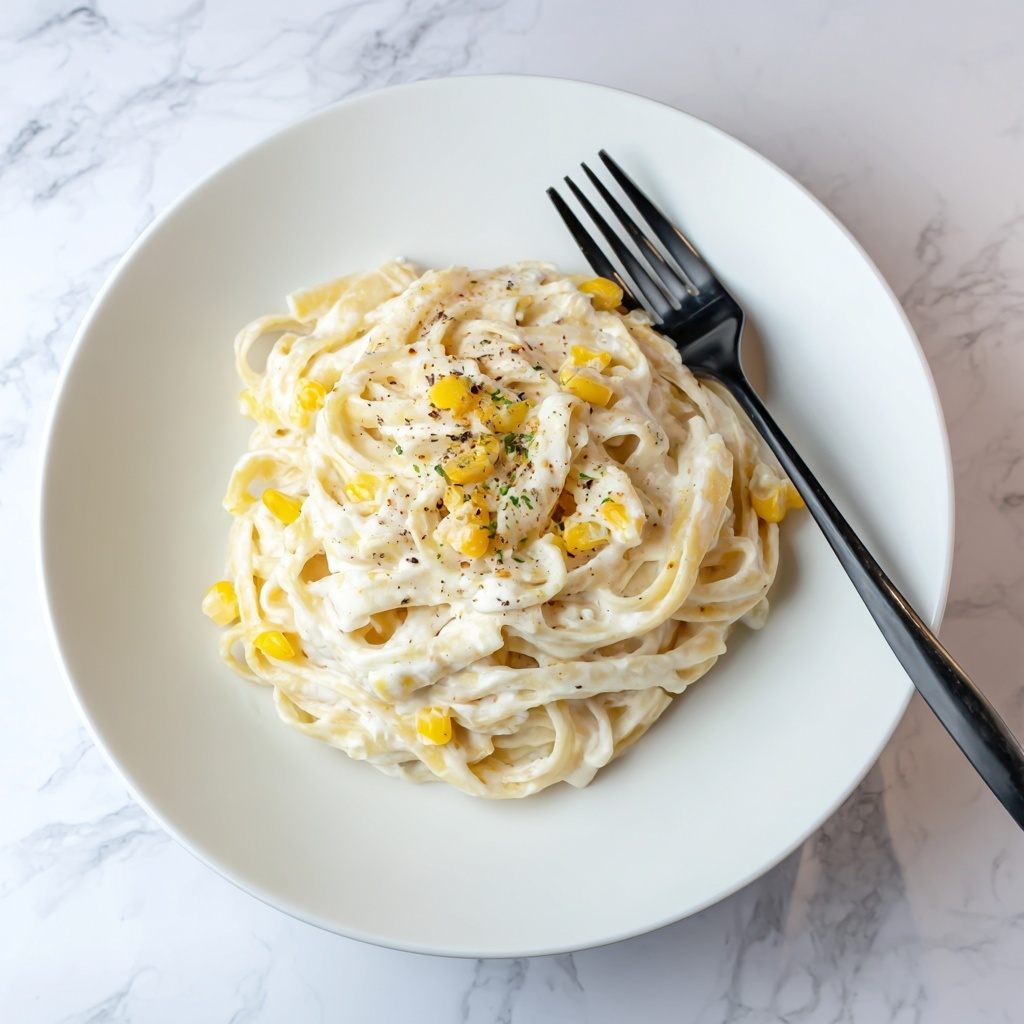 Creamy Oat Milk Alfredo Pasta Sauce Recipe - Recipe Image