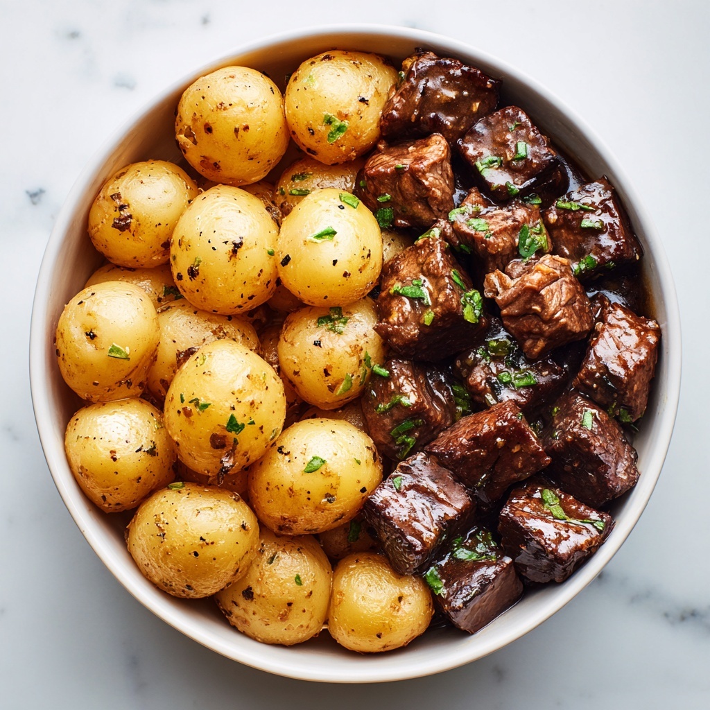 Garlic Butter Beef Bites in the Slow Cooker Recipe - Recipe Image