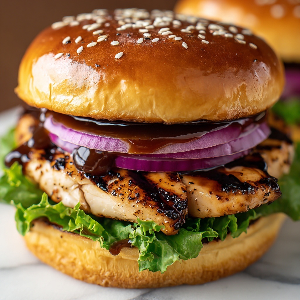 Teriyaki Chicken Burger Recipe - Recipe Image
