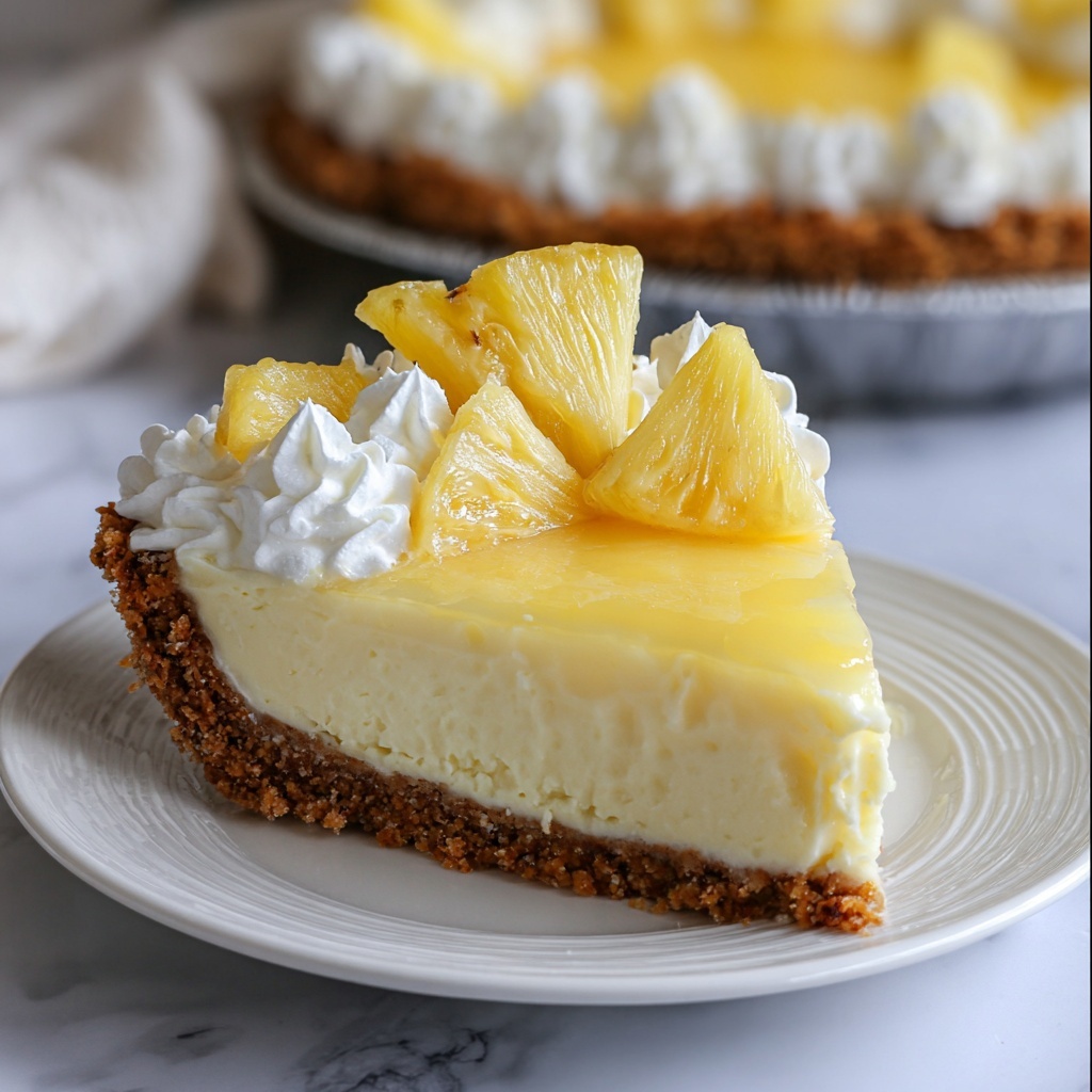 Pineapple Right Side Up Cheesecake Recipe - Recipe Image
