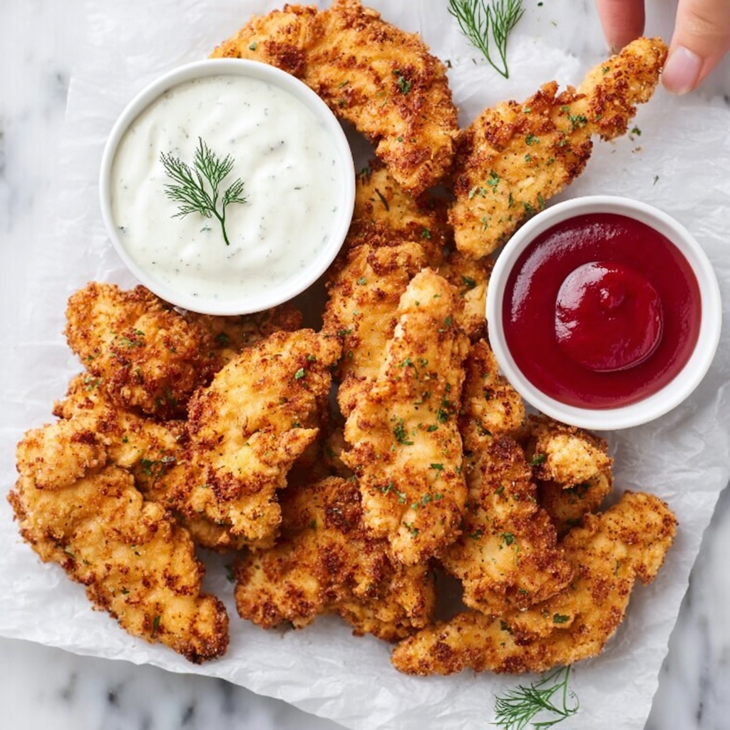 Buttermilk Fried Chicken Tenders Recipe - Recipe Image