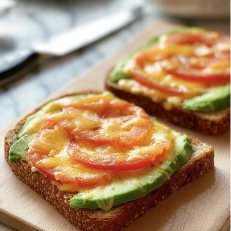 Tomato Avocado Melt Recipe