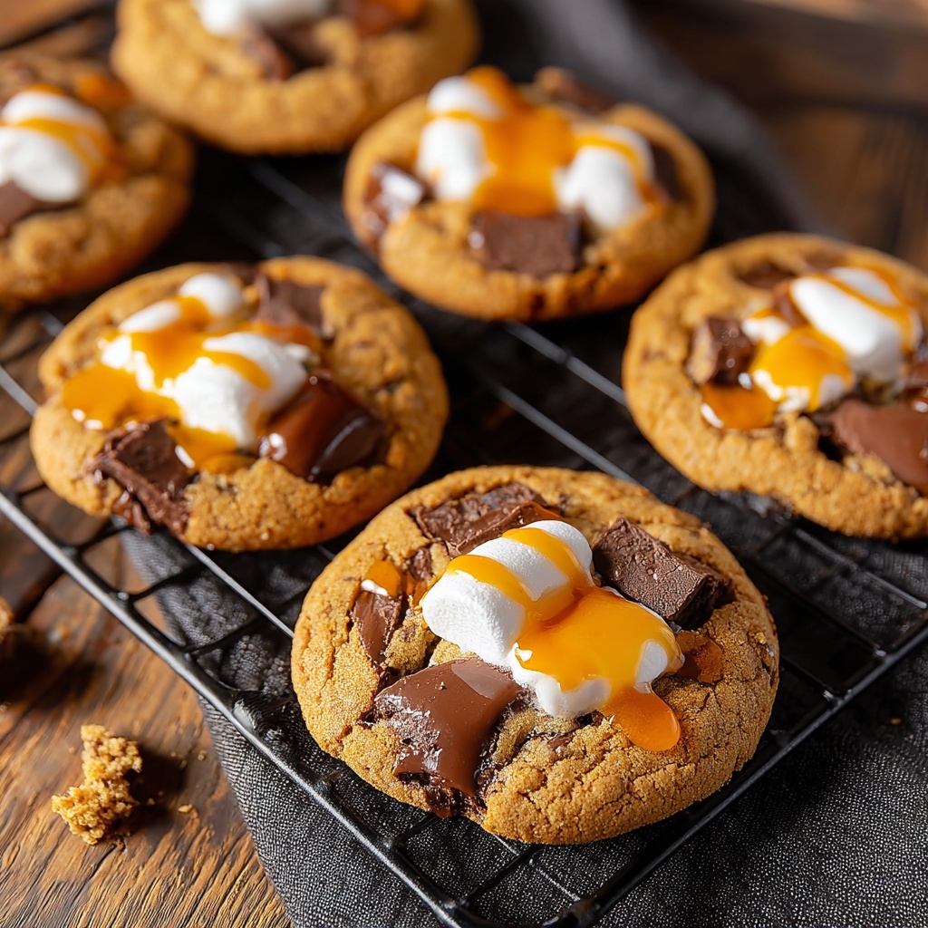 Pumpkin S'mores Cookies Recipe - Recipe Image