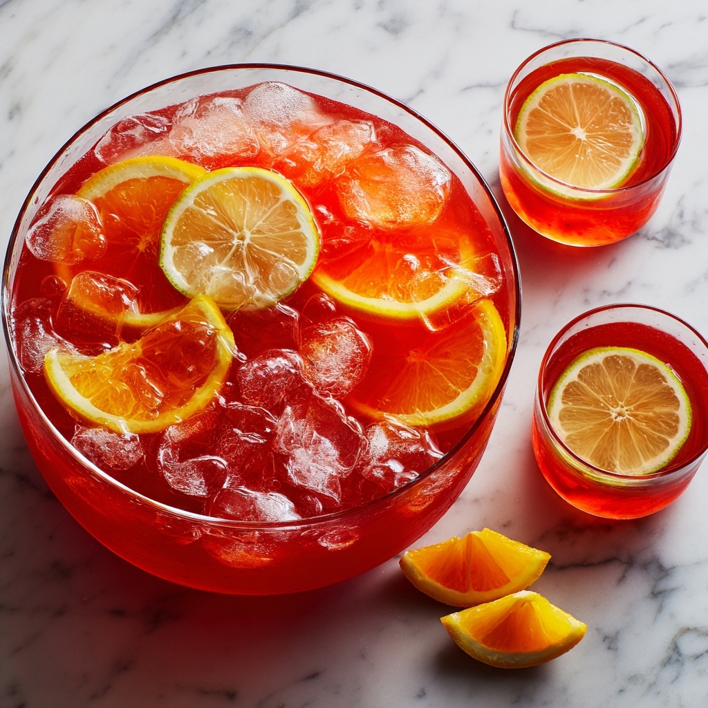 Sparkling Cranberry Punch Recipe - Recipe Image