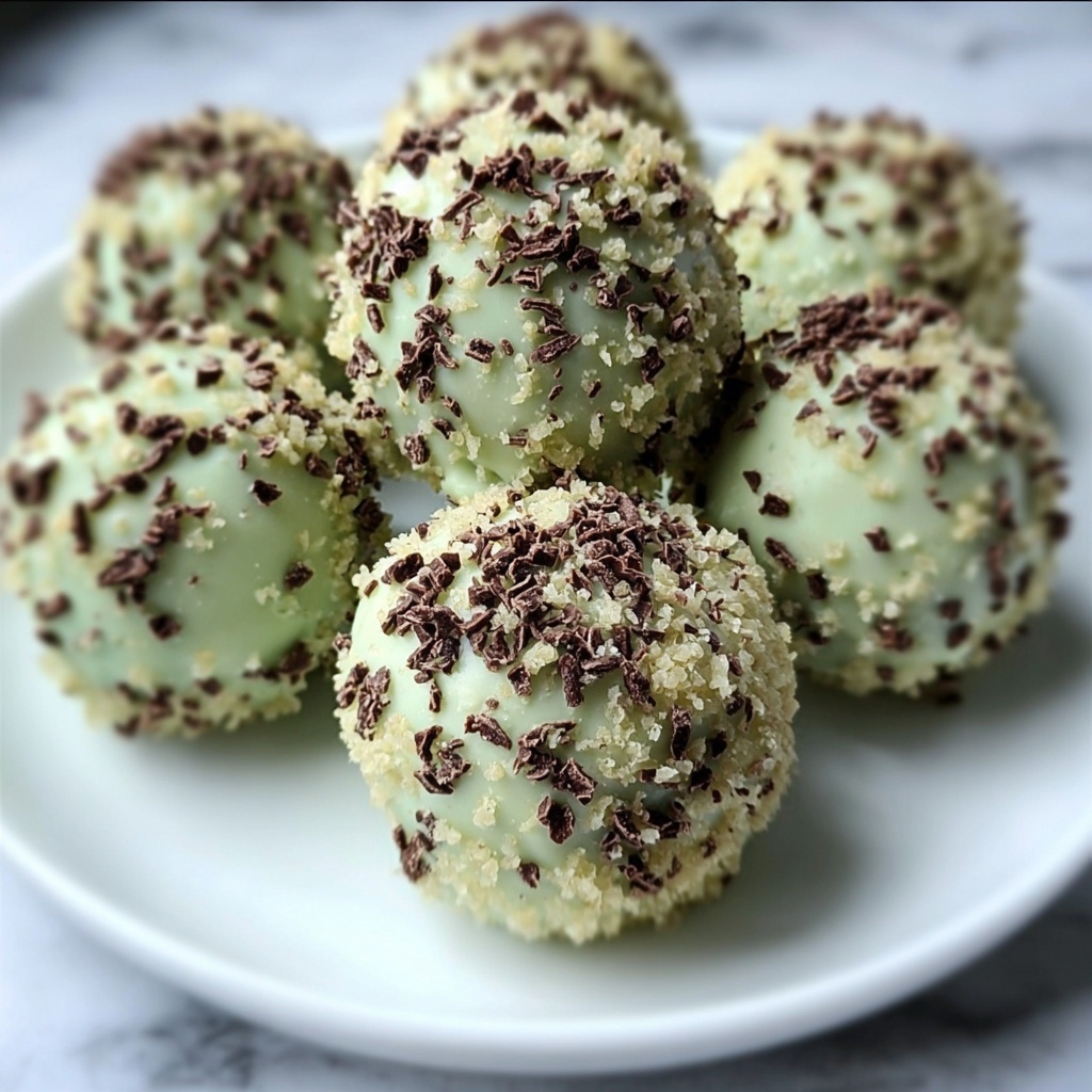 Mint Chocolate Chip Protein Balls Recipe - Recipe Image