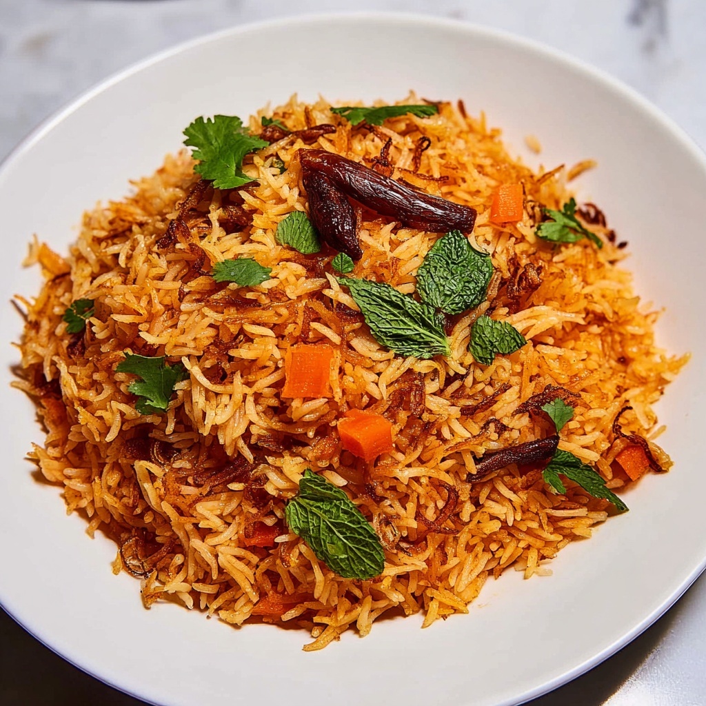 Malaysian Tomato Rice Recipe - Recipe Image
