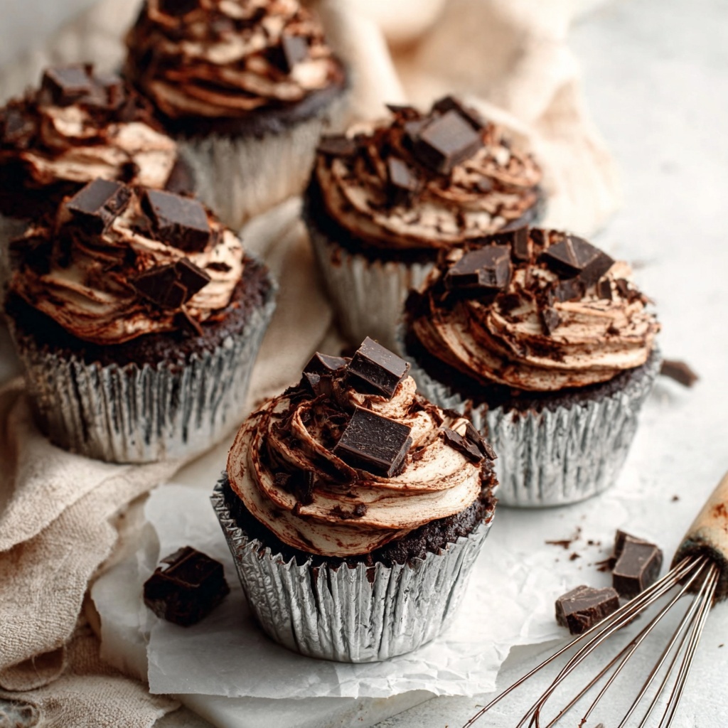Chocolate Almond Butter Swirl Muffins Recipe - Recipe Image