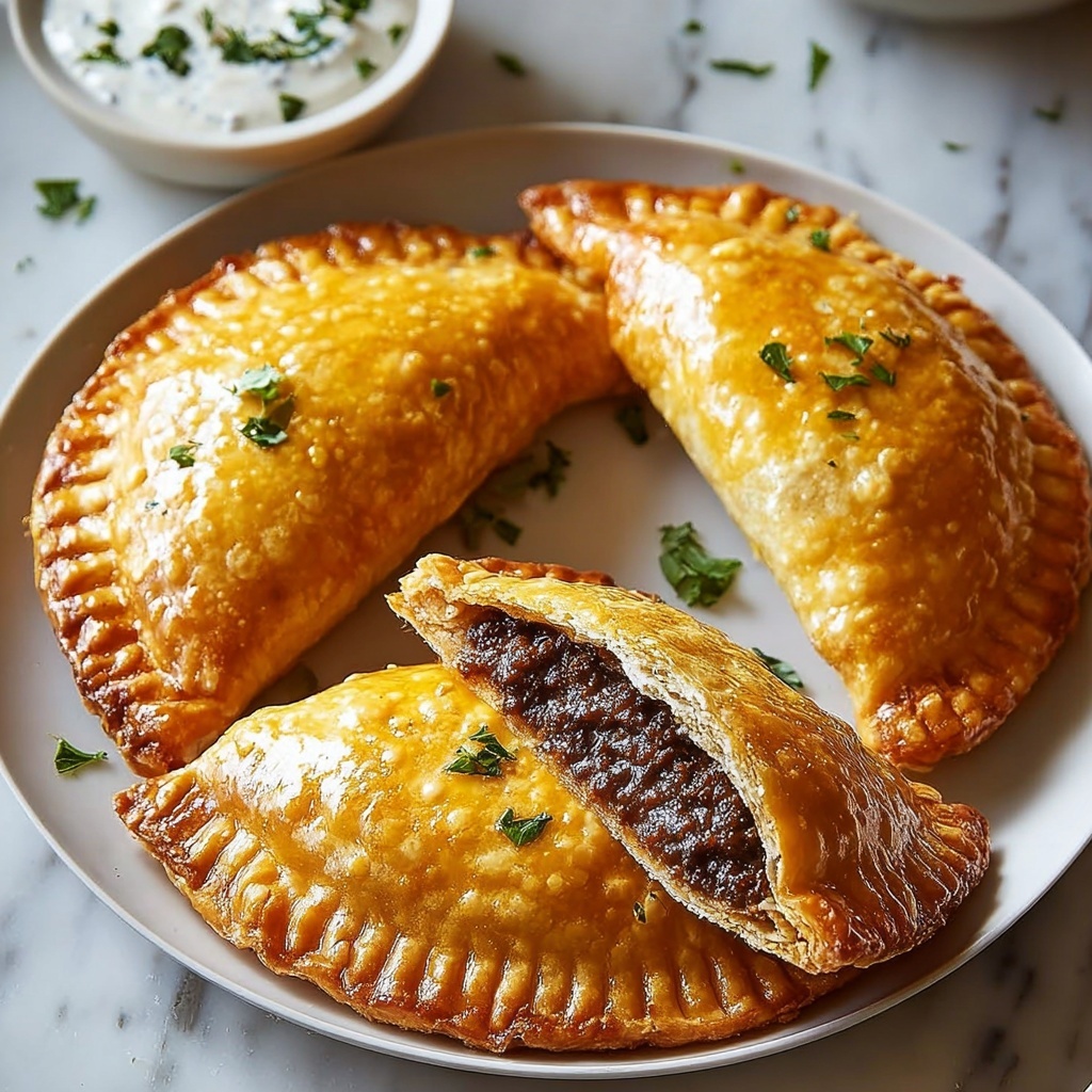 Beef and Cheese Hand Pies Recipe - Recipe Image
