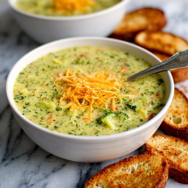 Broccoli Cheddar Soup Recipe
