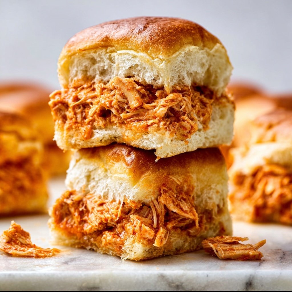 Buffalo Chicken Sliders Recipe - Recipe Image