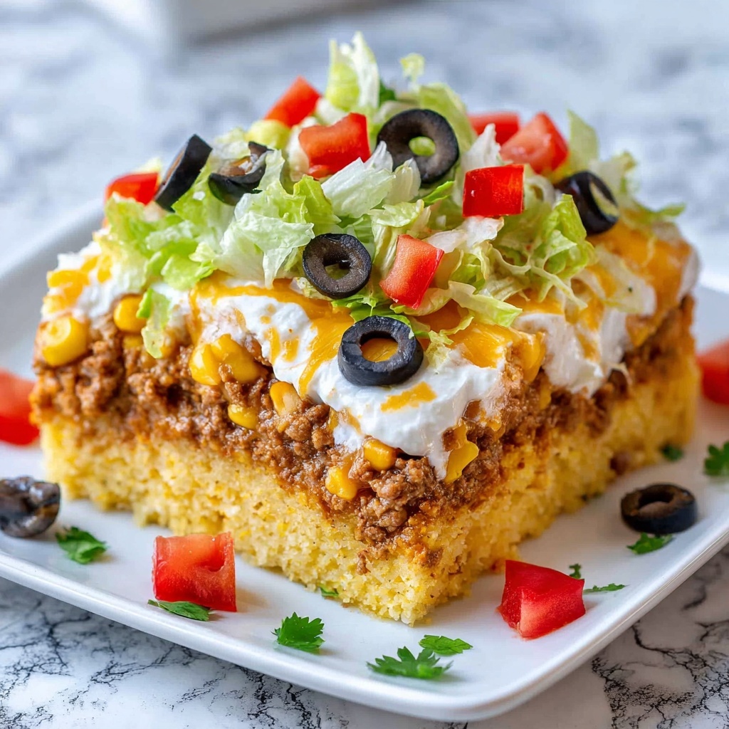 Cornbread Taco Bake Recipe - Recipe Image
