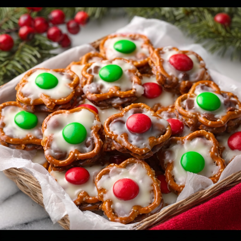 Christmas Pretzel Hugs Recipe - Recipe Image
