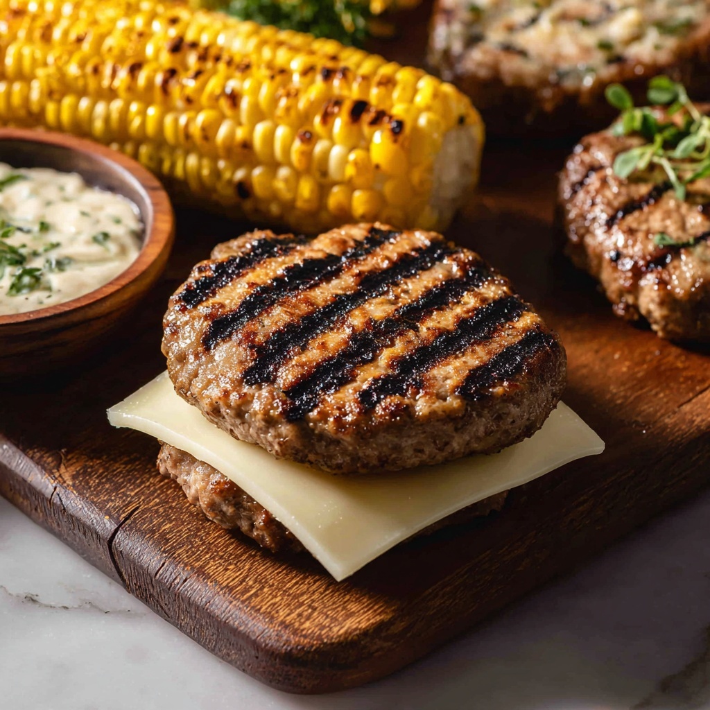 Chipotle Cheddar Chicken Burgers Recipe - Recipe Image