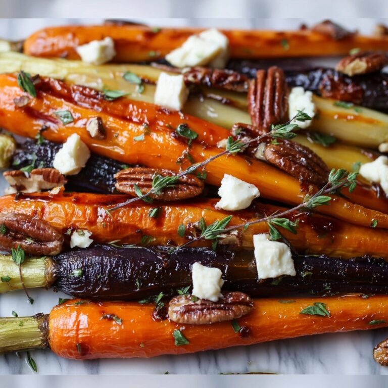 Roasted Carrots with Candied Pecans and Goat Cheese Recipe