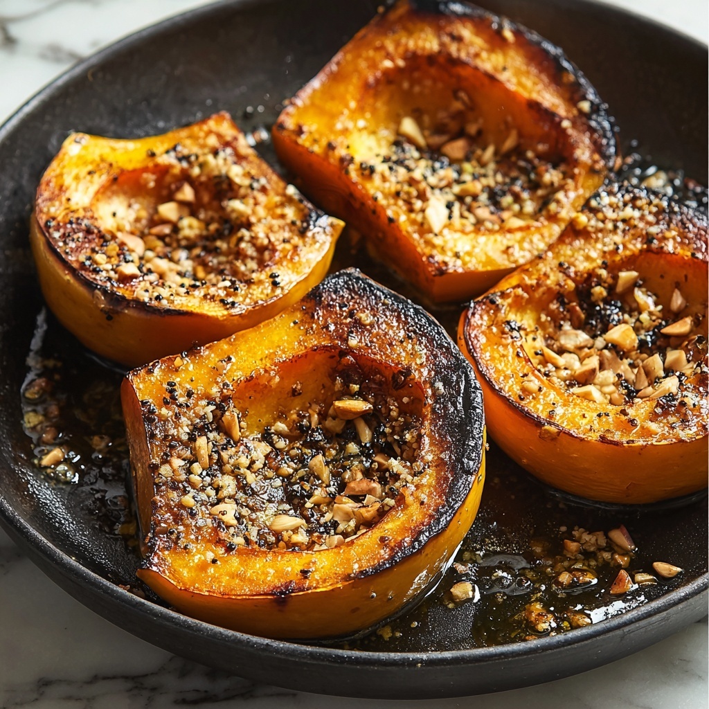 Spicy Caramelized Squash with Lemon and Hazelnuts Recipe - Recipe Image