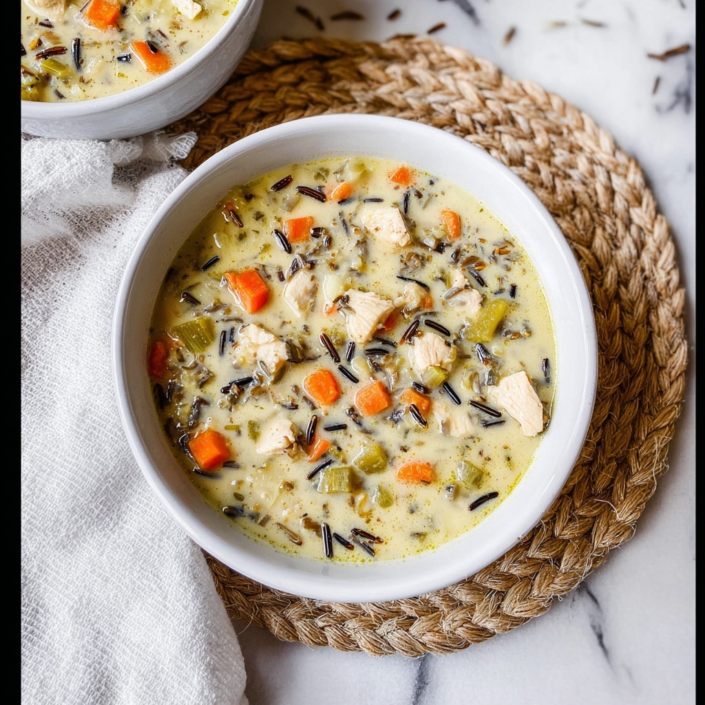 Creamy Chicken Wild Rice Soup Recipe - Recipe Image