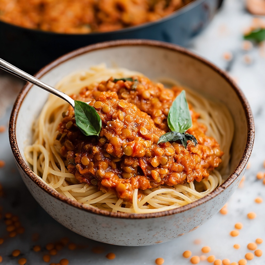 Red Lentil Pasta Sauce Recipe - Recipe Image