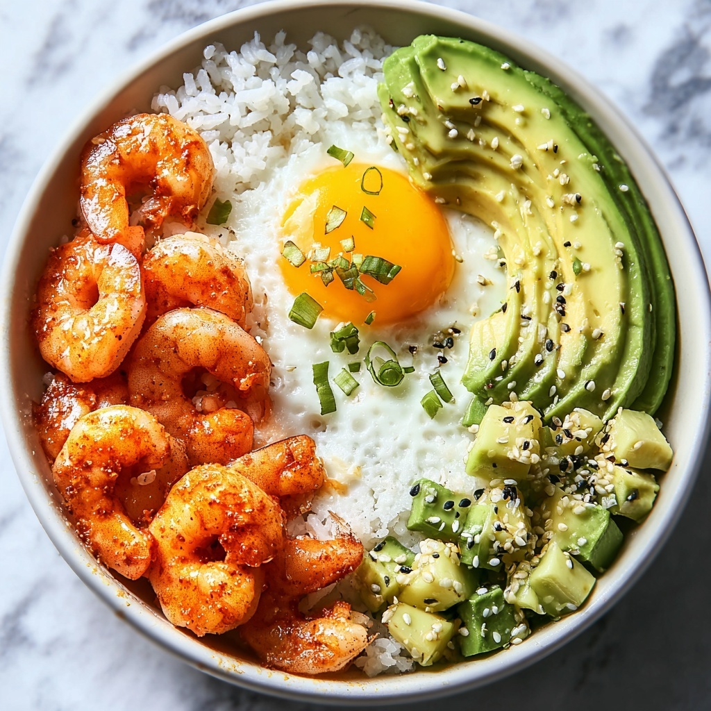 Spicy Shrimp and Cauliflower Rice Bowl Recipe - Recipe Image