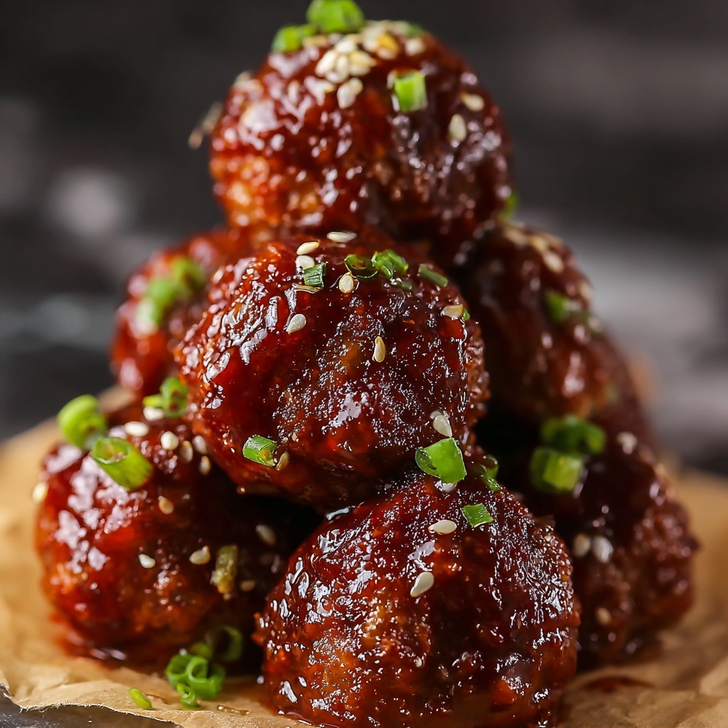 Korean BBQ Meatballs Recipe - Recipe Image