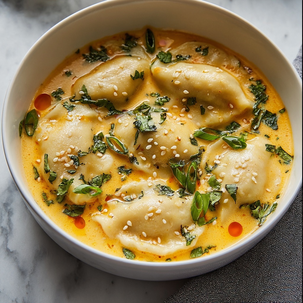 Curry Dumpling Soup: A Warm and Spicy Delight! Recipe - Recipe Image