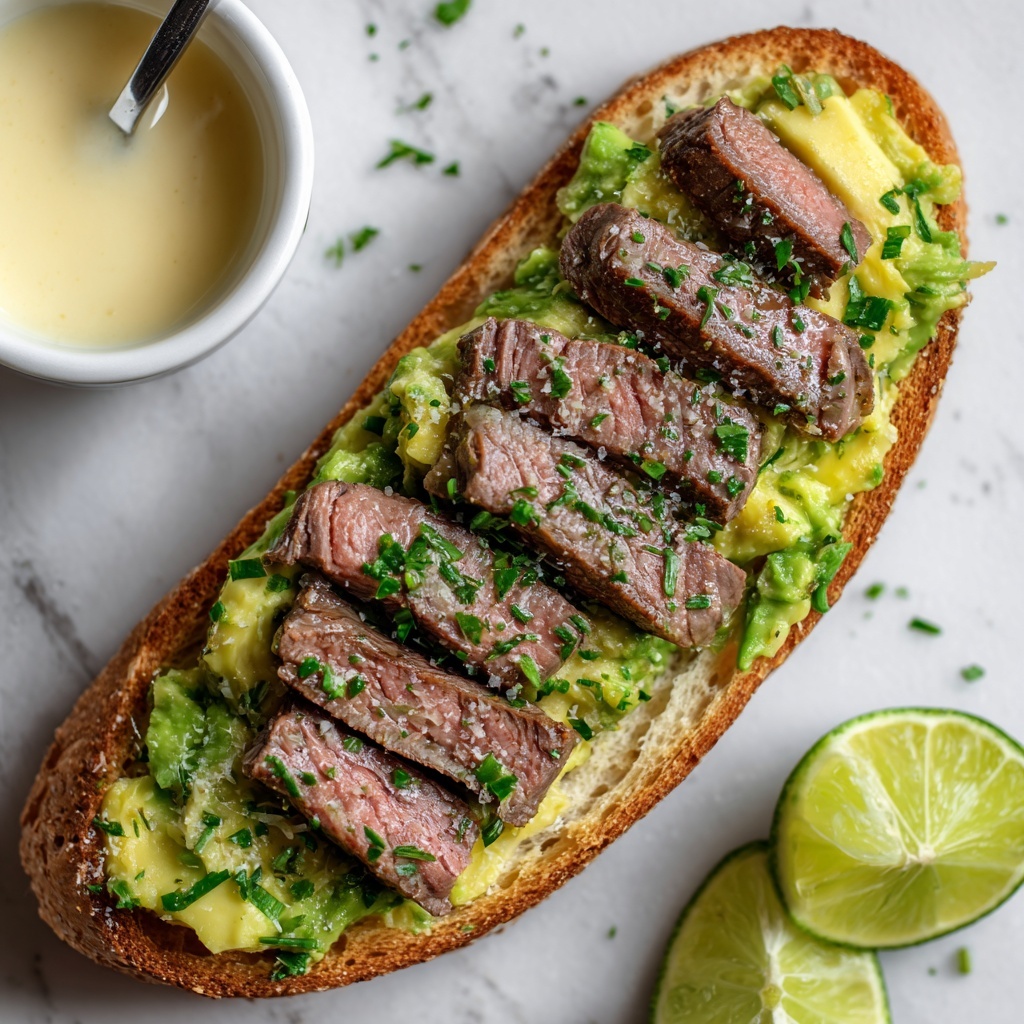 Grilled Steak Avocado Sandwich Recipe - Recipe Image