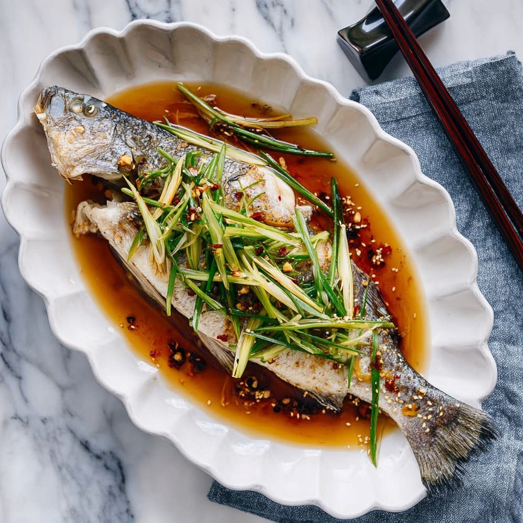 Chinese Steamed Fish Recipe - Recipe Image