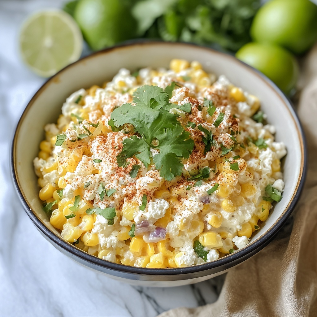 Easy Mexican Street Corn Salad Recipe - Recipe Image
