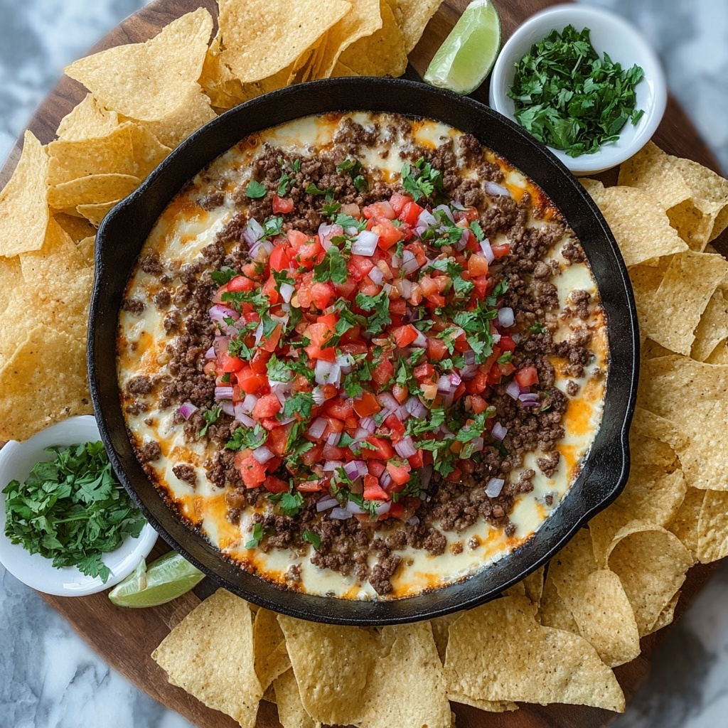 Jalapeño Popper Dip with Ground Beef Recipe - Recipe Image