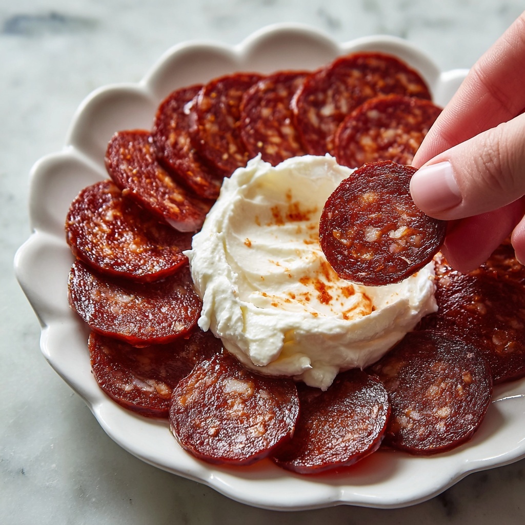 Keto Pepperoni Cream Cheese Bites Recipe - Recipe Image