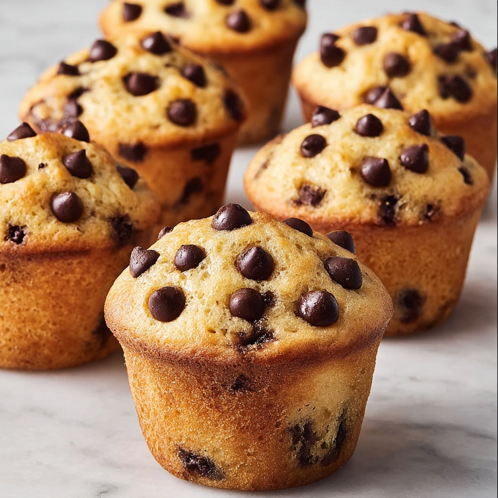 Mini Banana Chocolate Chip Muffins Recipe - Recipe Image