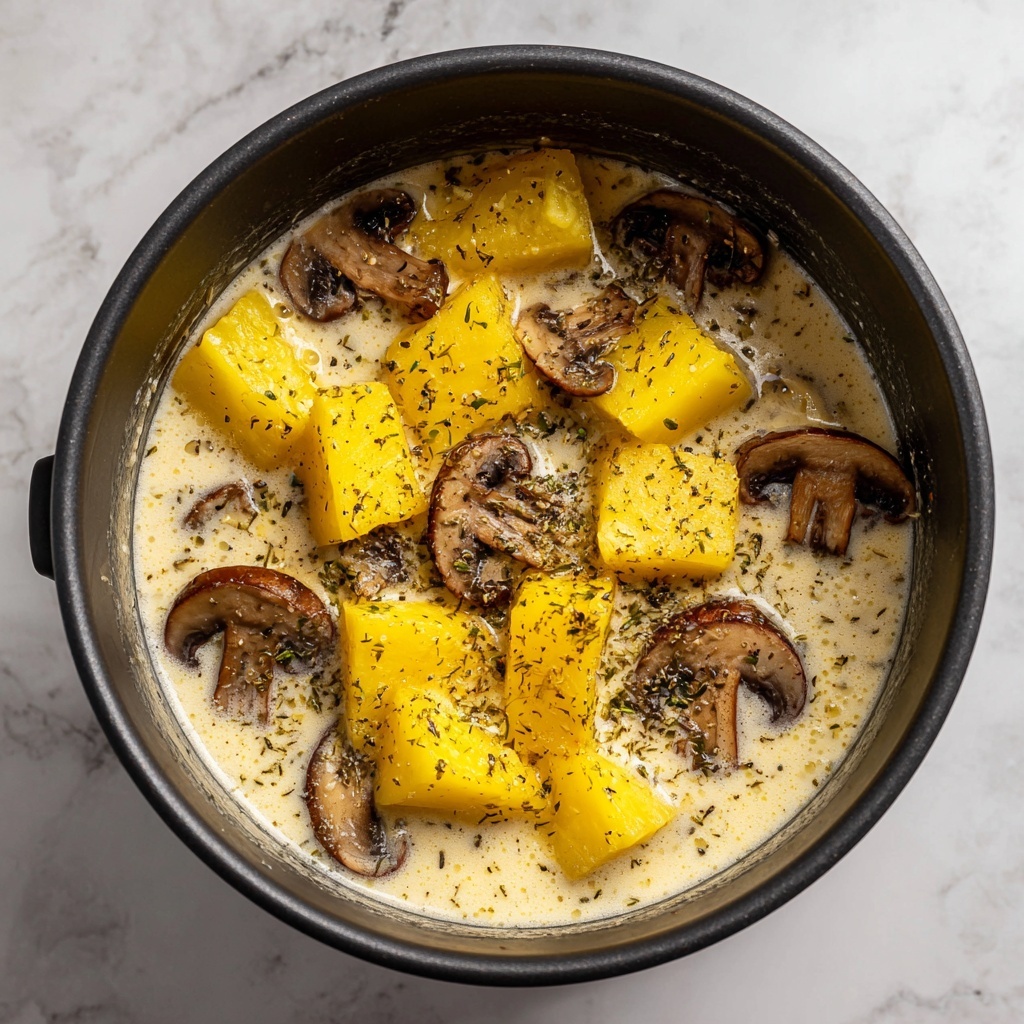 Mushroom Potato Soup Recipe - Recipe Image