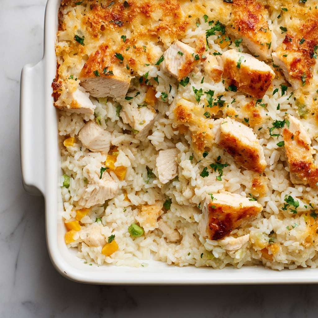 Easy Chicken and Rice Casserole Recipe - Recipe Image