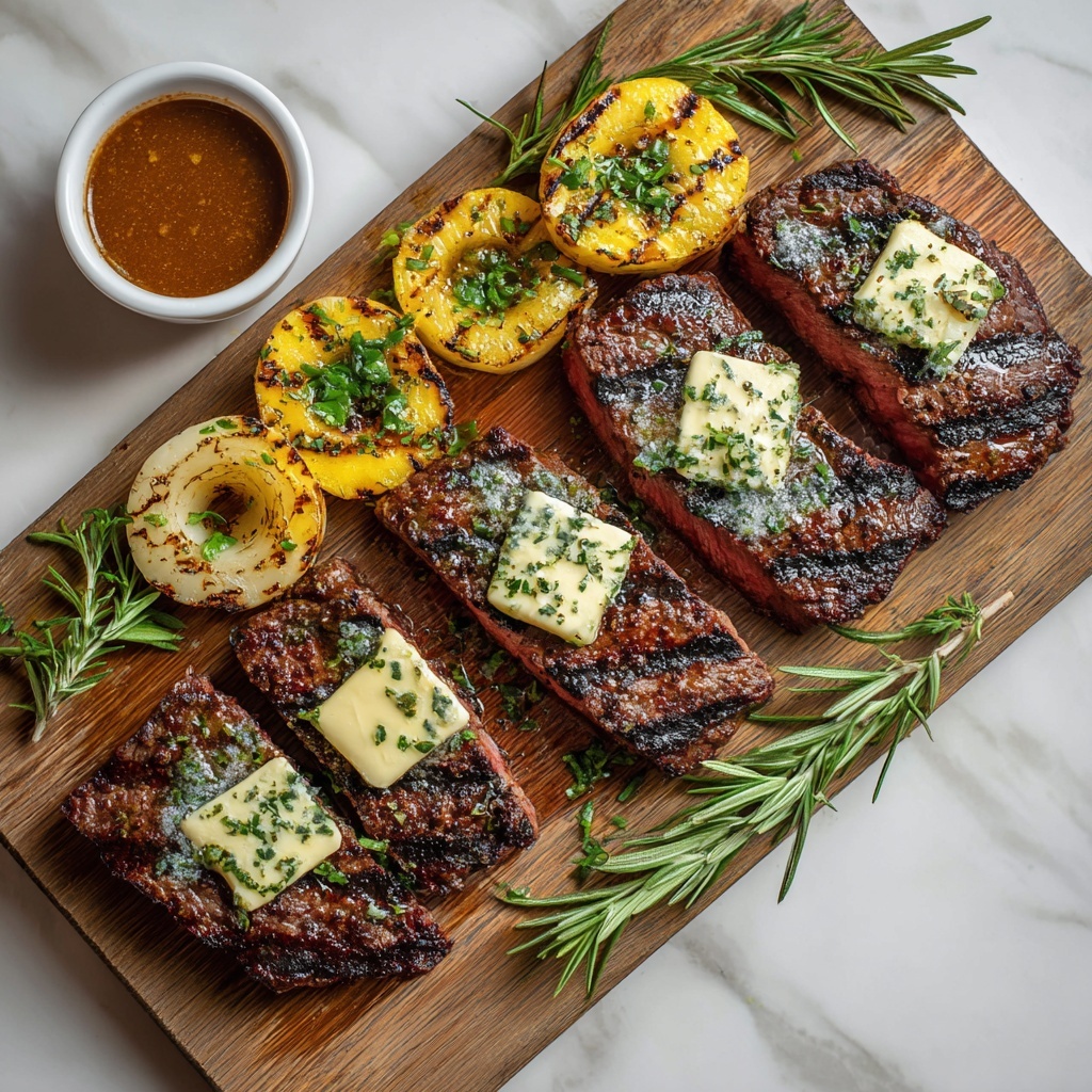 Grilled Tenderloin with Garlic Herb Butter Recipe - Recipe Image