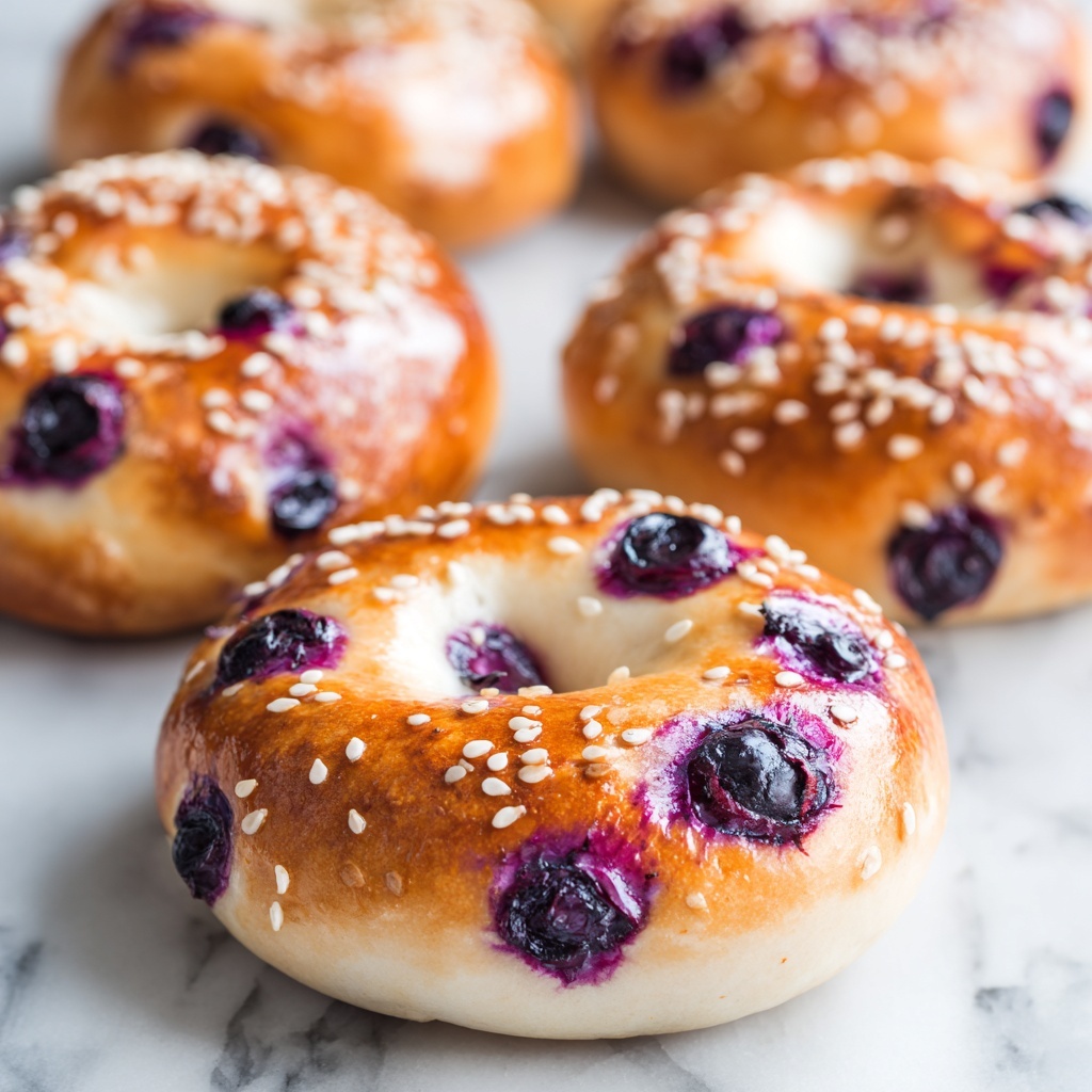 High Protein Blueberry Bagels Recipe - Recipe Image