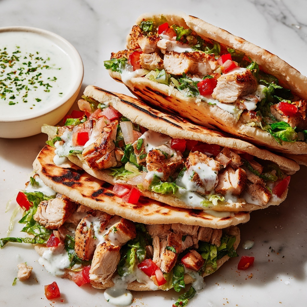 Greek Chicken Gyros Recipe - Recipe Image