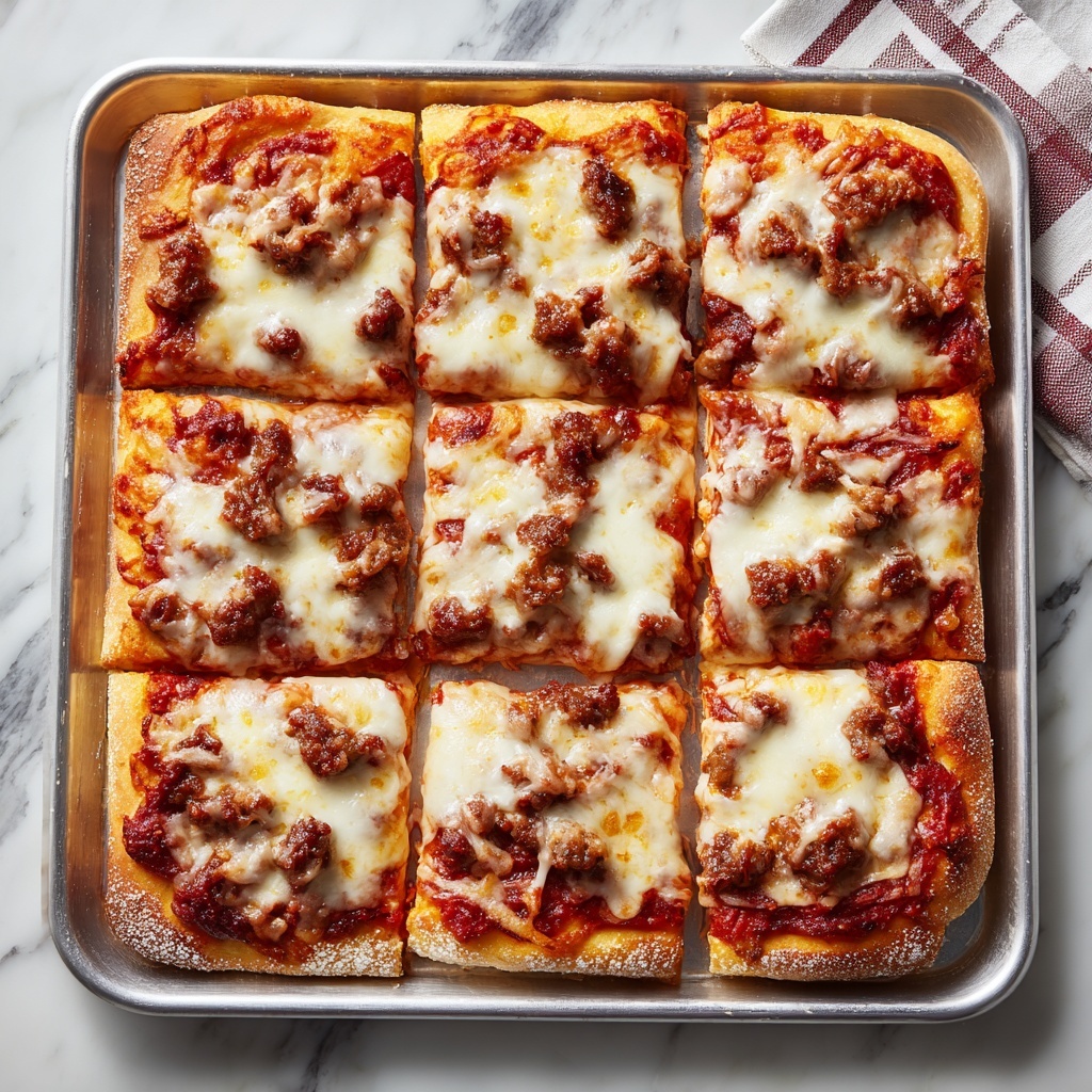 School Cafeteria-Style Pizza Recipe - Recipe Image