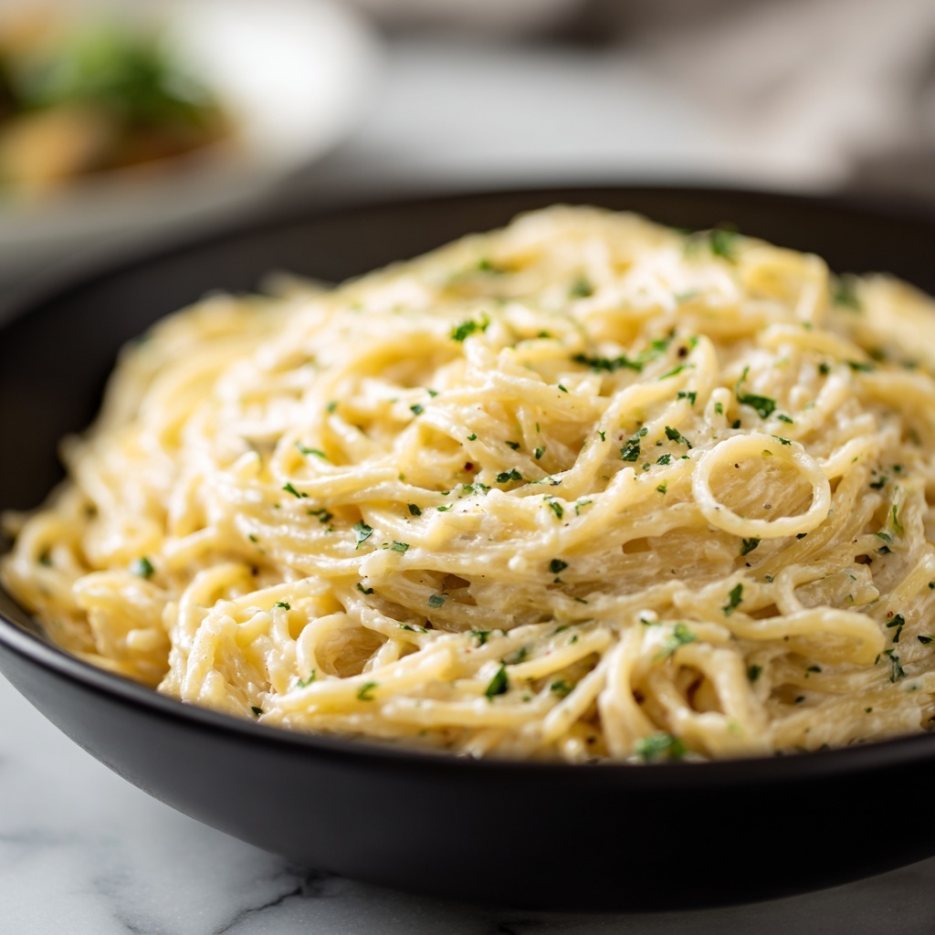 Creamy Parmesan Garlic Noodles Recipe - Recipe Image