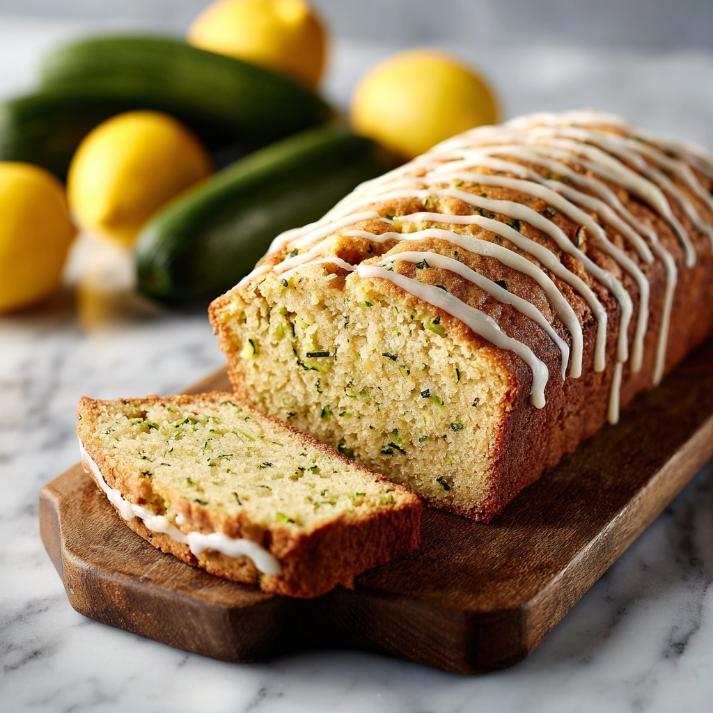 Lemon Zucchini Bread with Lemon Glaze Recipe - Recipe Image