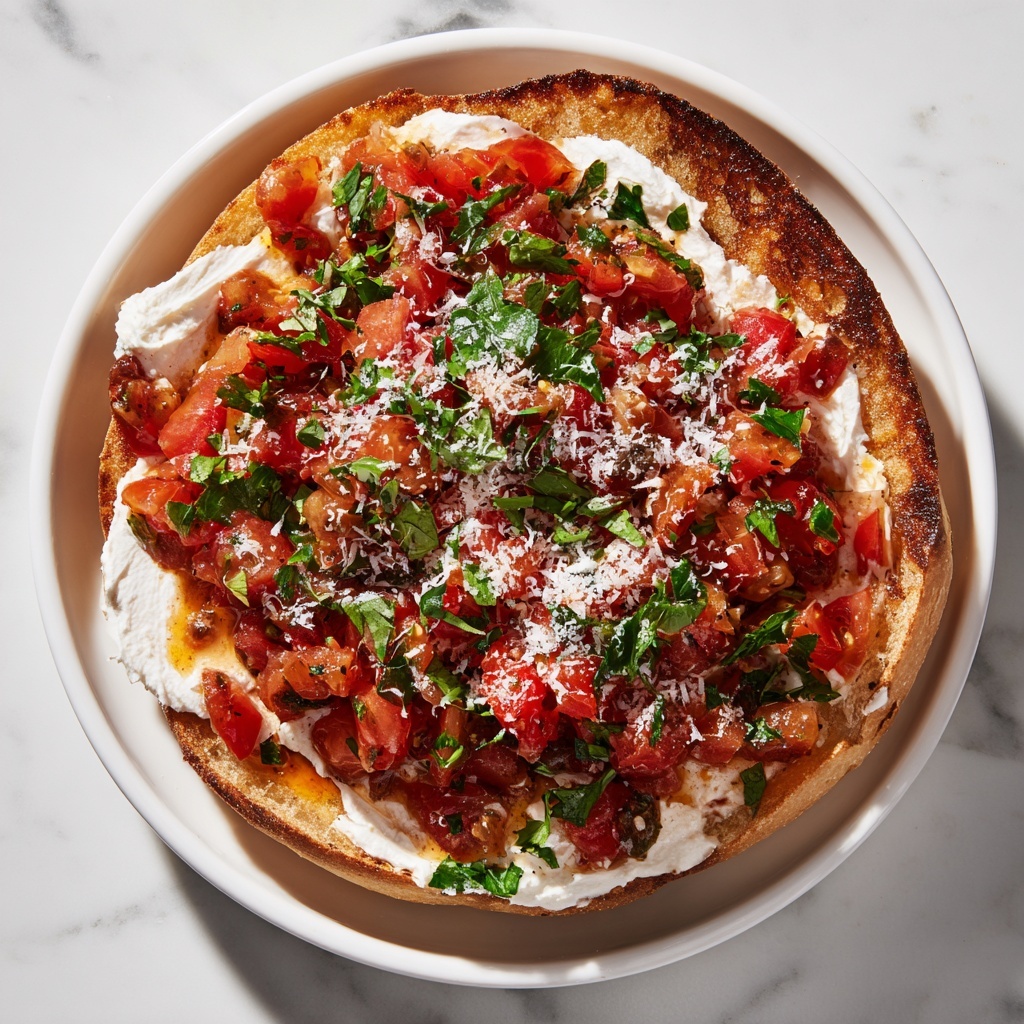 Bruschetta Dip with Feta and Cream Cheese Recipe - Recipe Image