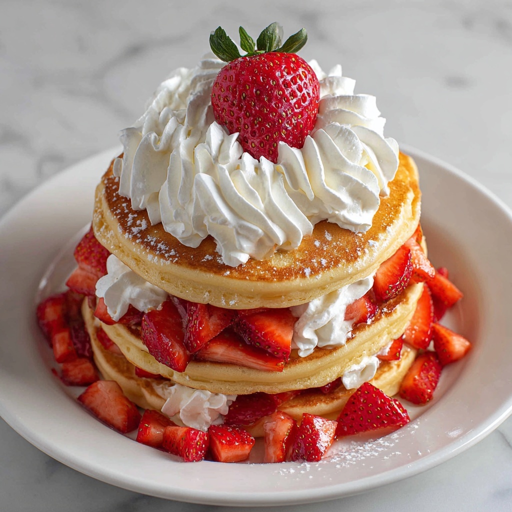Strawberry Shortcake Pancakes Recipe - Recipe Image