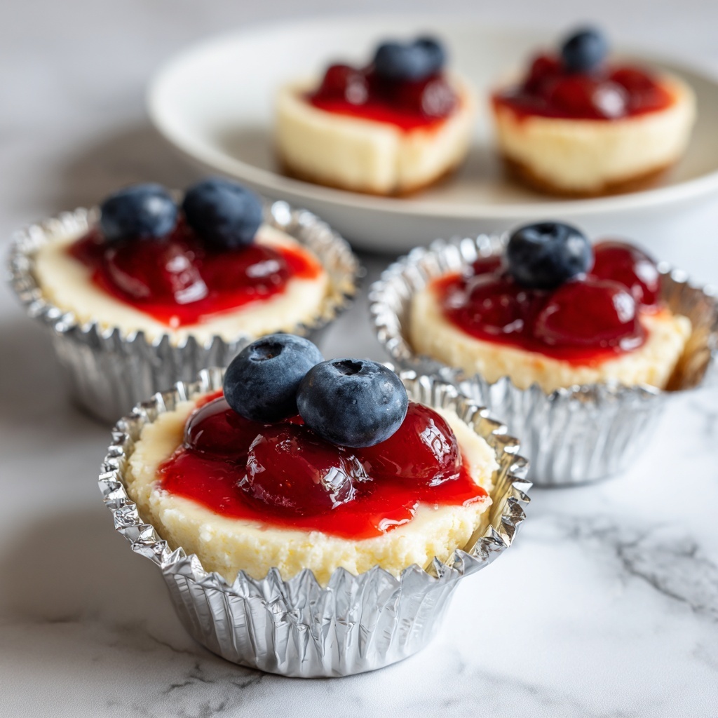 Mini Cheesecakes with Vanilla Wafer Crust Recipe - Recipe Image