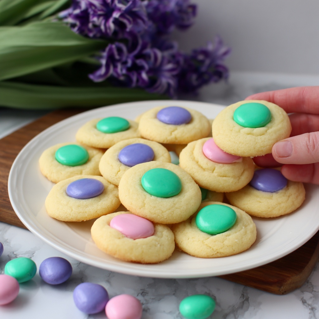 Easter Bunny Button Cookies Recipe - Recipe Image