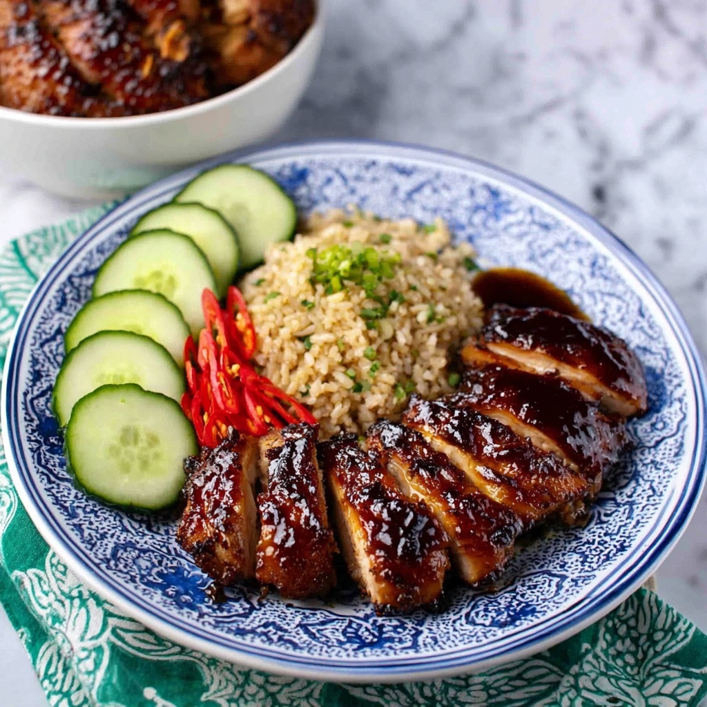 Korean Honey Sesame Grilled Chicken Recipe - Recipe Image