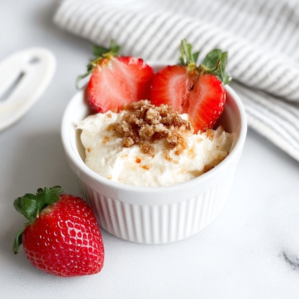 No-Bake High Protein Cheesecake Fluff Recipe - Recipe Image