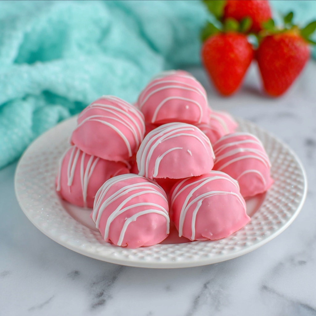 Sweet Strawberry Truffles Recipe - Recipe Image