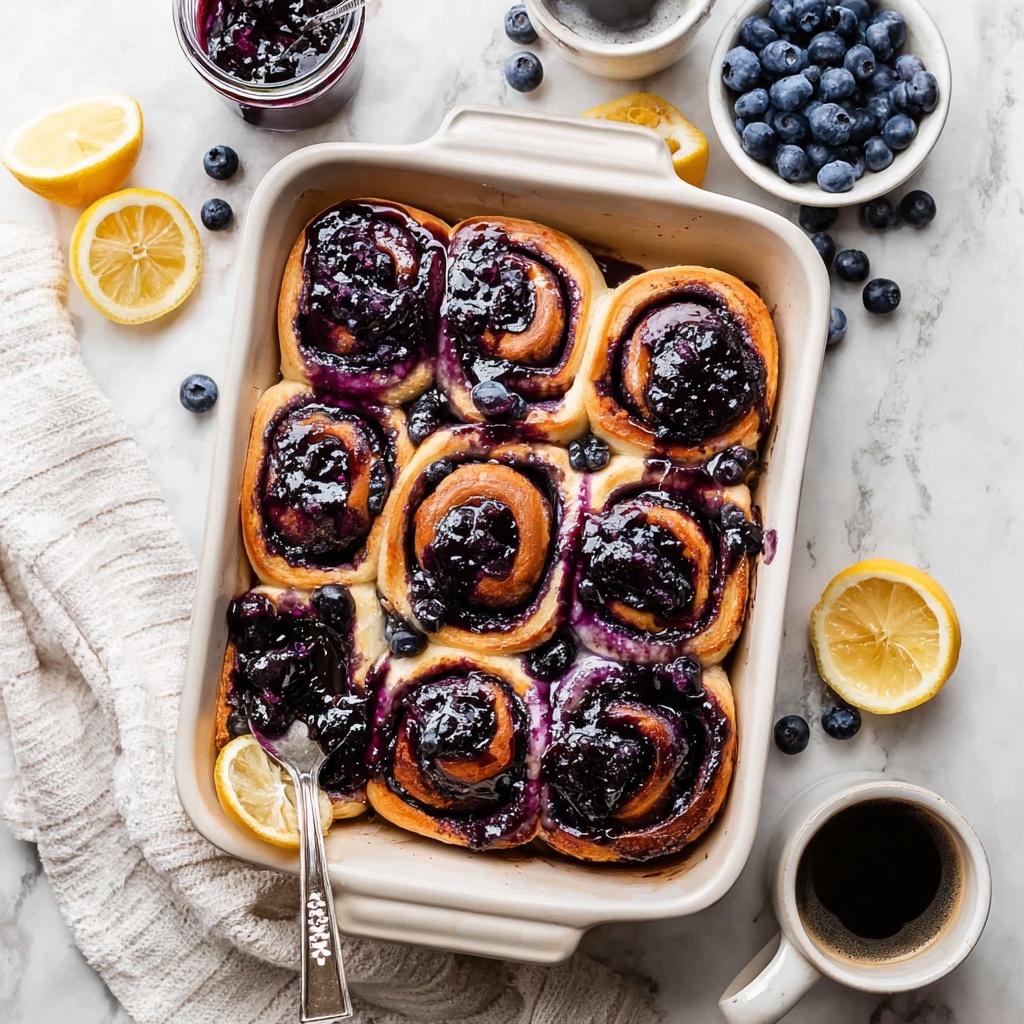 Blueberry Cinnamon Rolls Recipe - Recipe Image