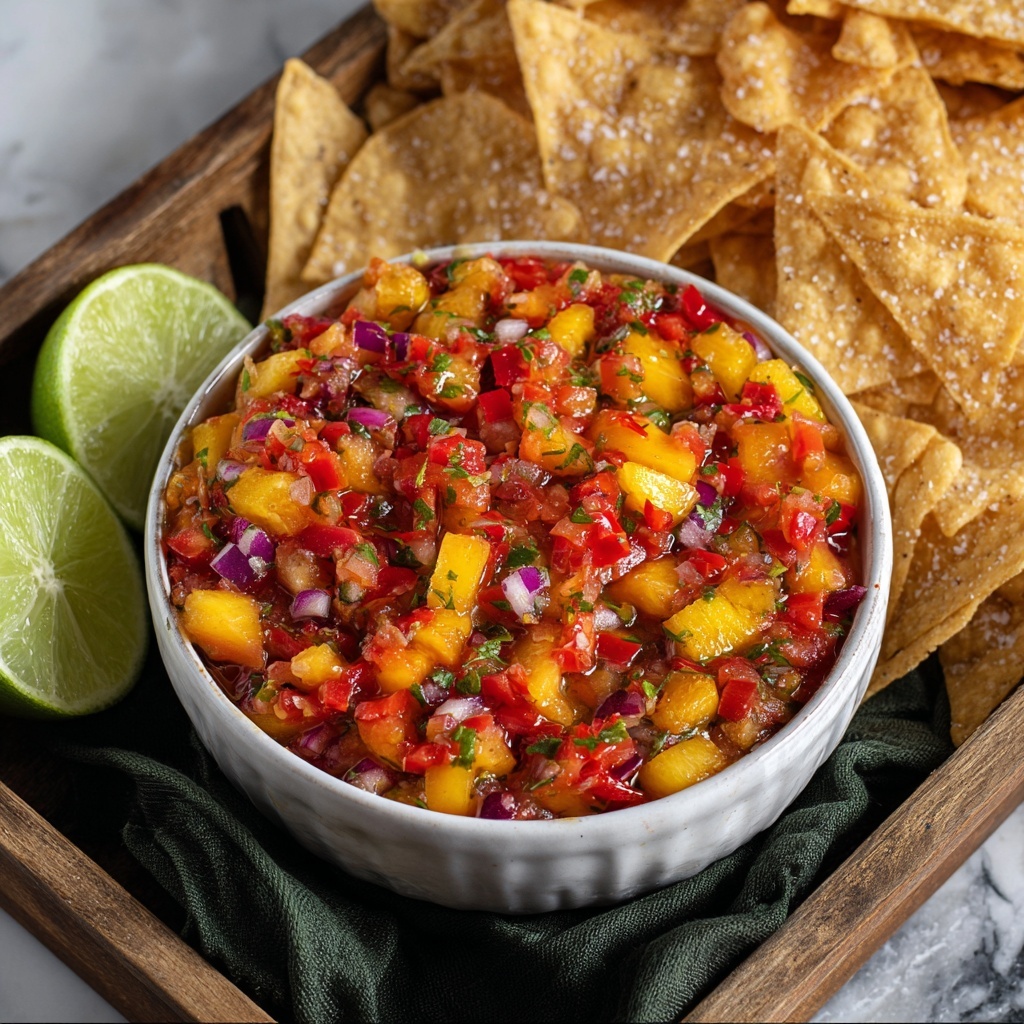 Nectarine Salsa Recipe (Fresh & Vibrant Summer Twist) Recipe - Recipe Image